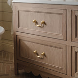 Cotswold Skåpshandtag — miljöbild, Satin brass lacquered