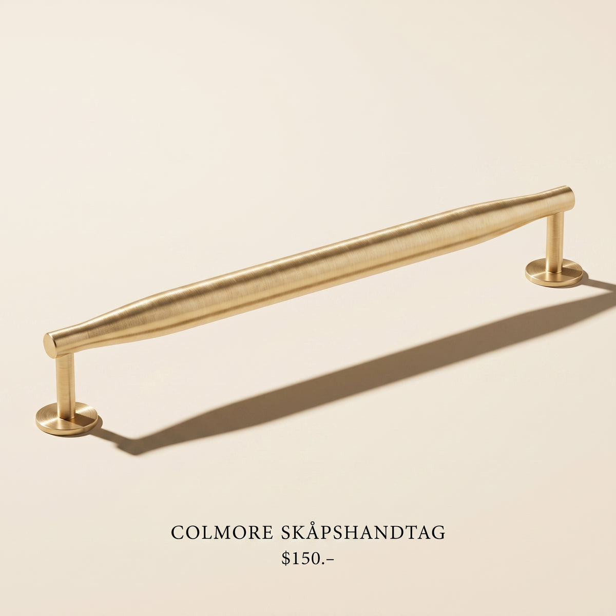 Colmore Skåpshandtag — Hand-borstad mässing