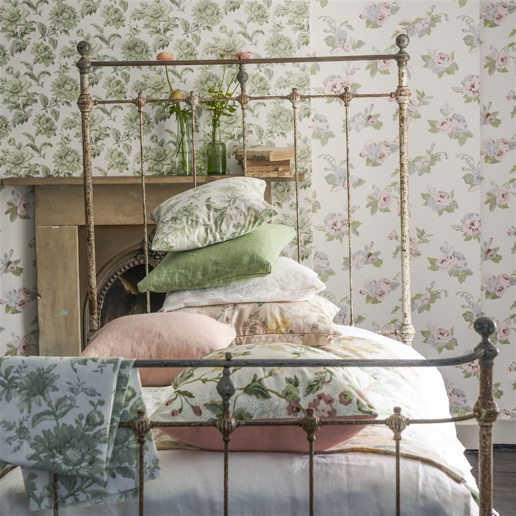 Craven Street Flower Tyg — Designers Guild i miljö