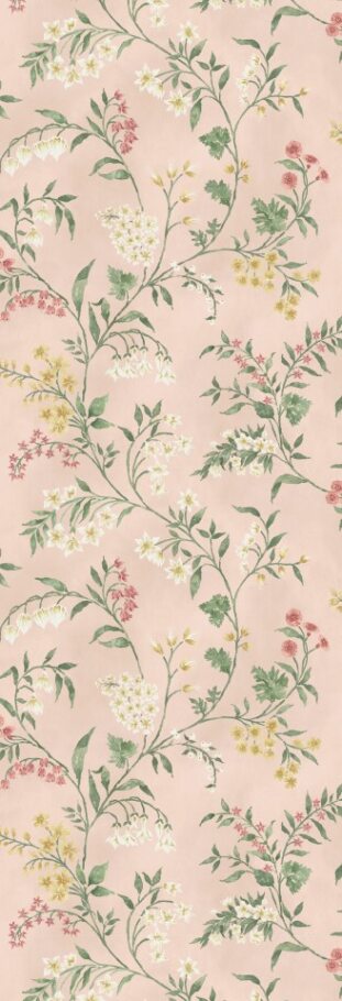 Osborne and Little Tapet Almora Pink yellow sage