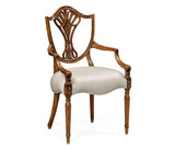Dining Armchair Sheraton in Walnut - Mazo