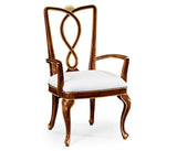 Karmstol Biedermeier – Mahogany - COM