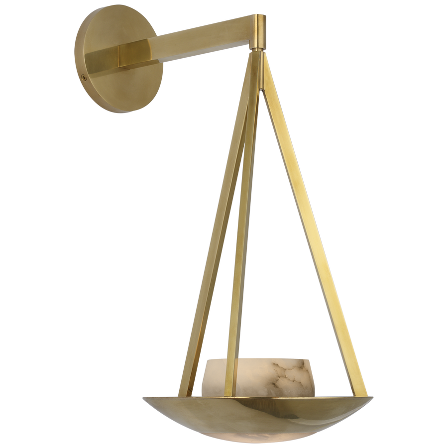Divina 19" Floating Bowl Vägglampa — Visual Comfort