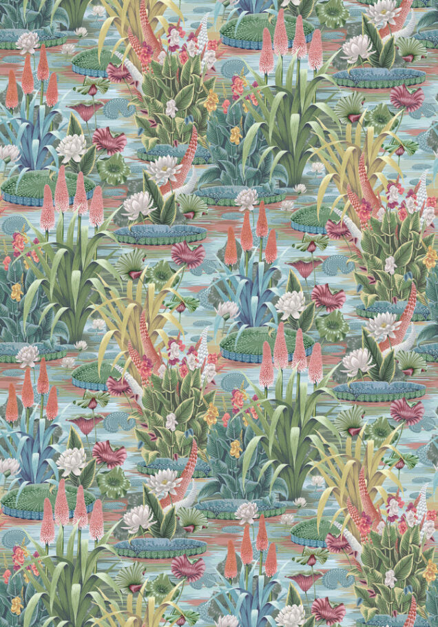 Osborne and Little Tapet Elysium Aqua