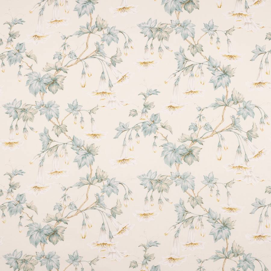 Yvette Ivory/Aqua — Colefax & Fowler tyg