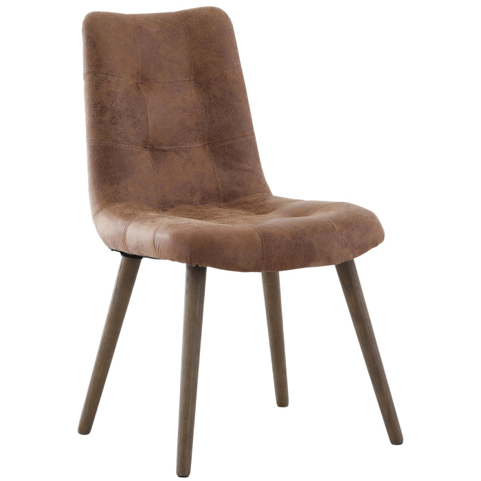 Winchcombe Dining Chair in Tan Leather - Keiichi