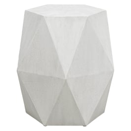 Volker vitt Geometric avlastningsbord — Uttermost