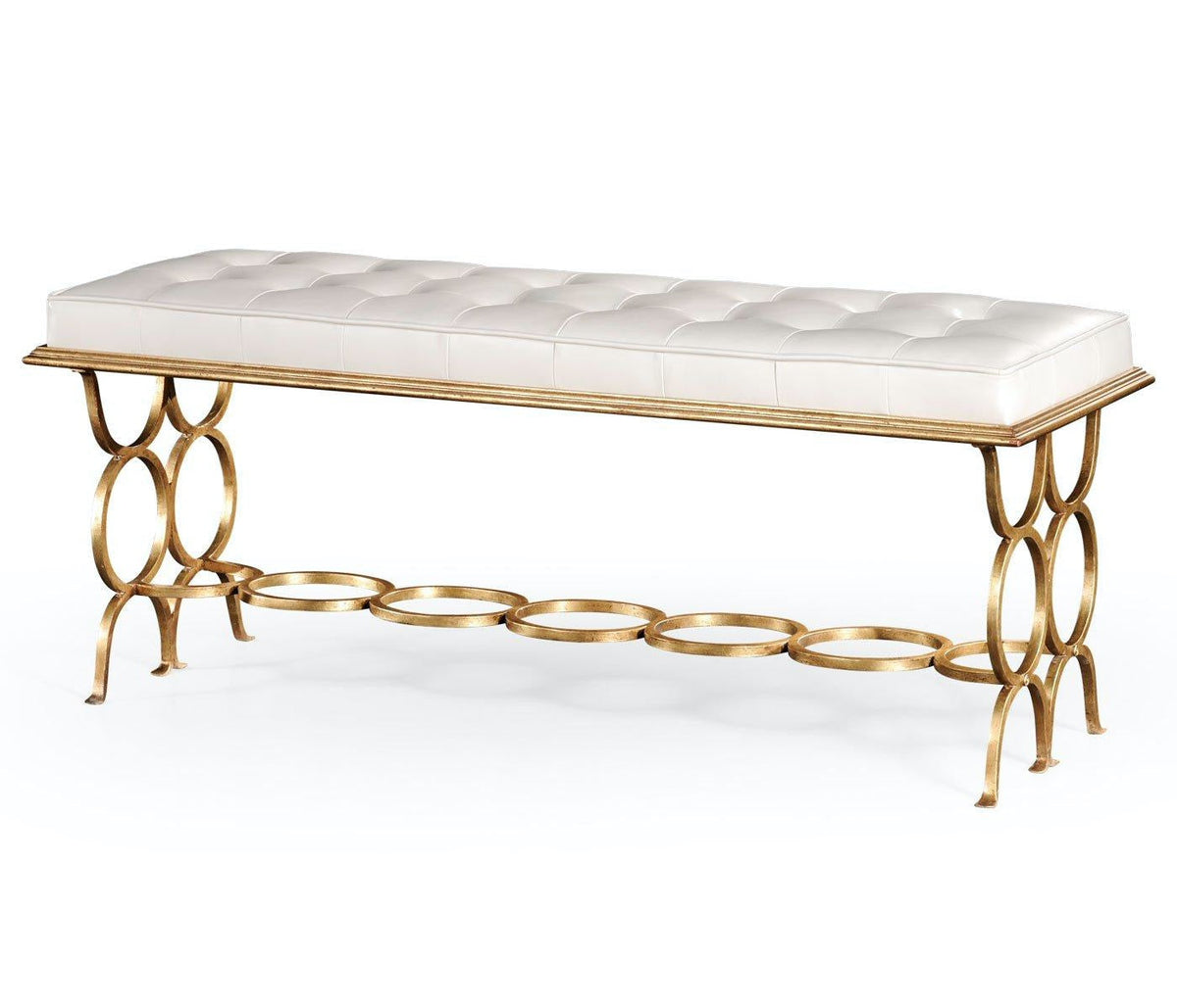 Bench Circles - Gilded Iron