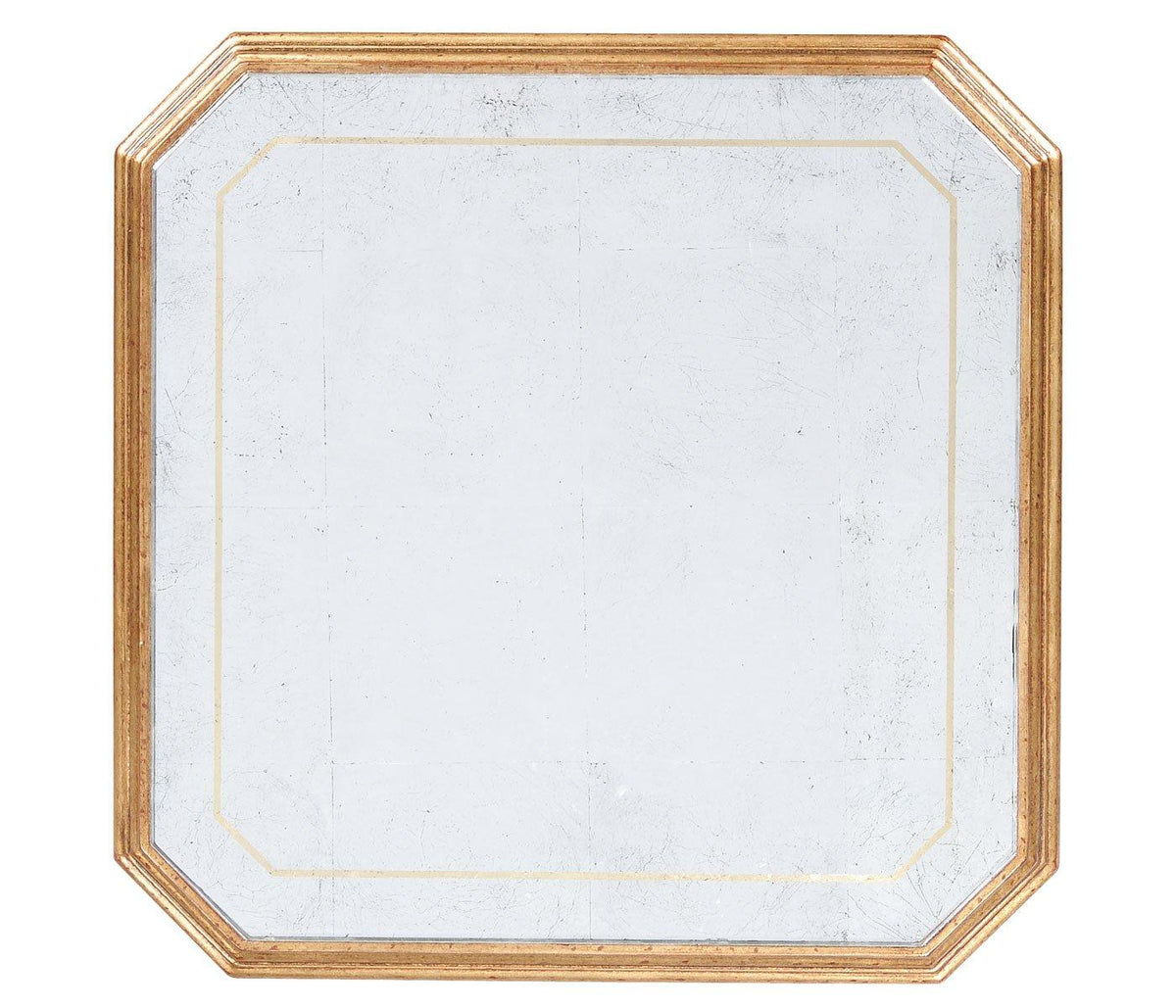 Åttkantigt sidobord Horseshoe – Gilded