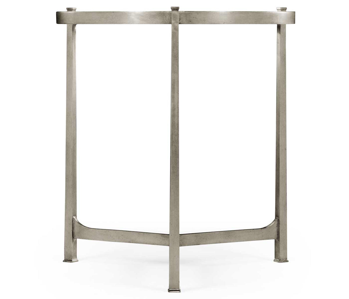 Large Round Lamp Table Contemporary in Eglomise - Gilded