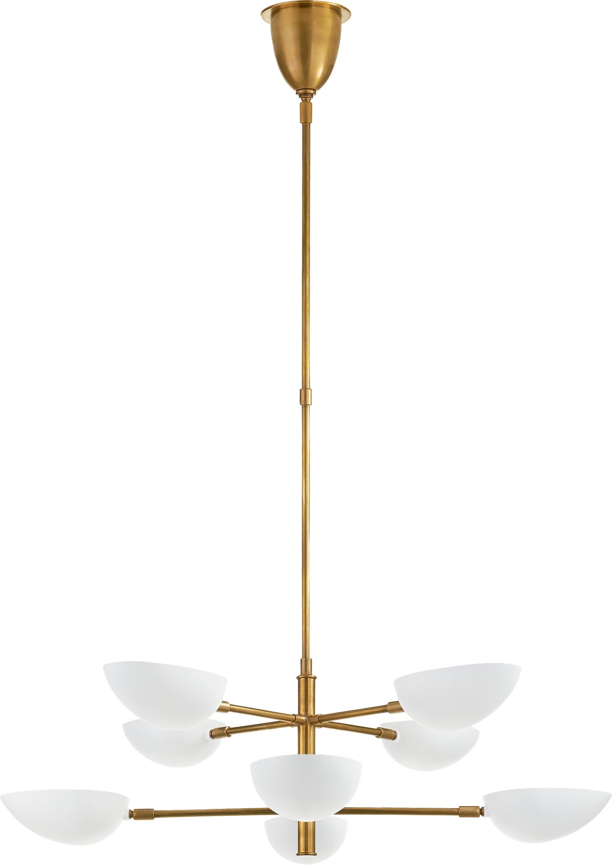 Graphic Large Two-Tier Takkrona Antique-Burnished Brass