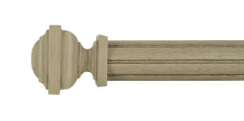 Castel Kubisk stångände Ø50mm (par) Sten — Castel Houlès