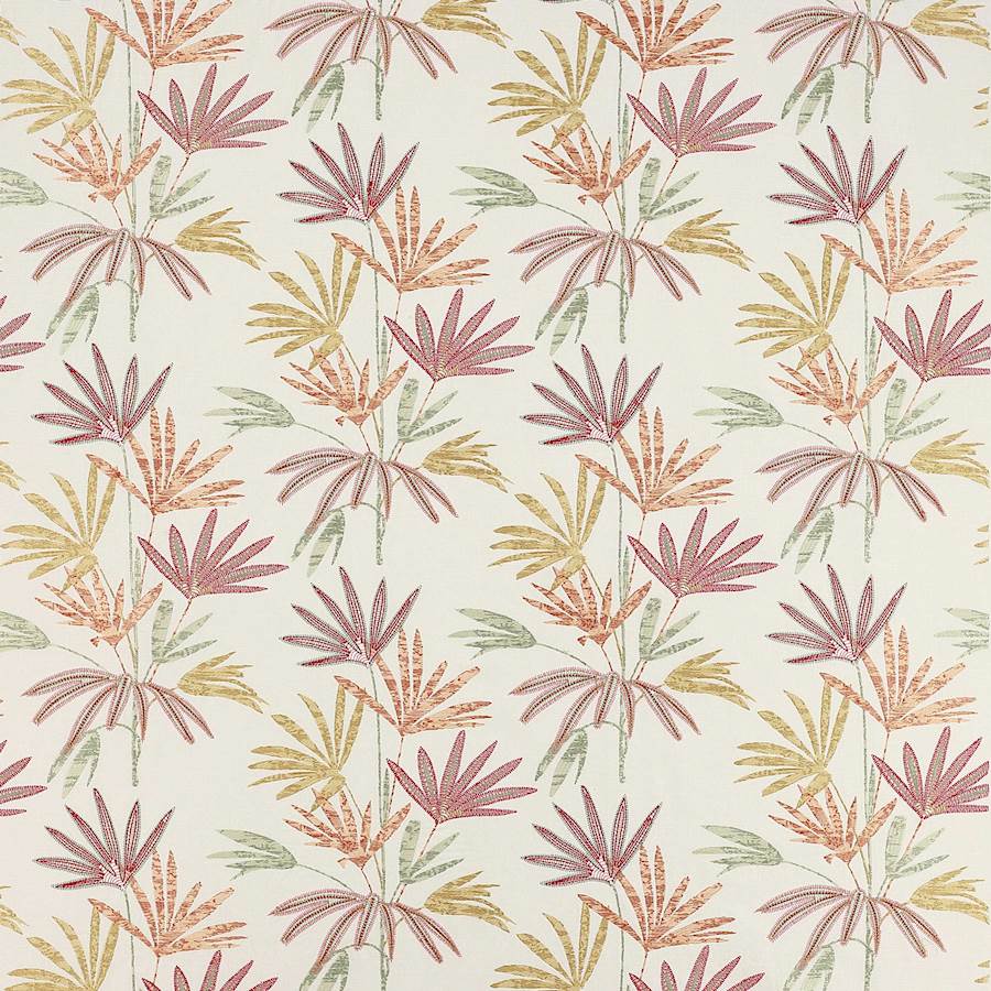 Bamboo Palm Red — Jane Churchill tyg