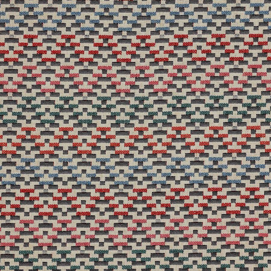 Iggy Red/Blue — Jane Churchill tyg