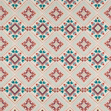 Minerva Red/Teal — Jane Churchill tyg