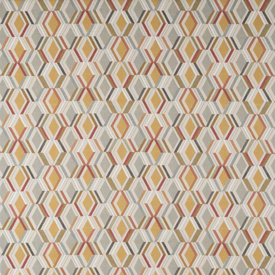 Luna Ochre/Grey — Jane Churchill tyg