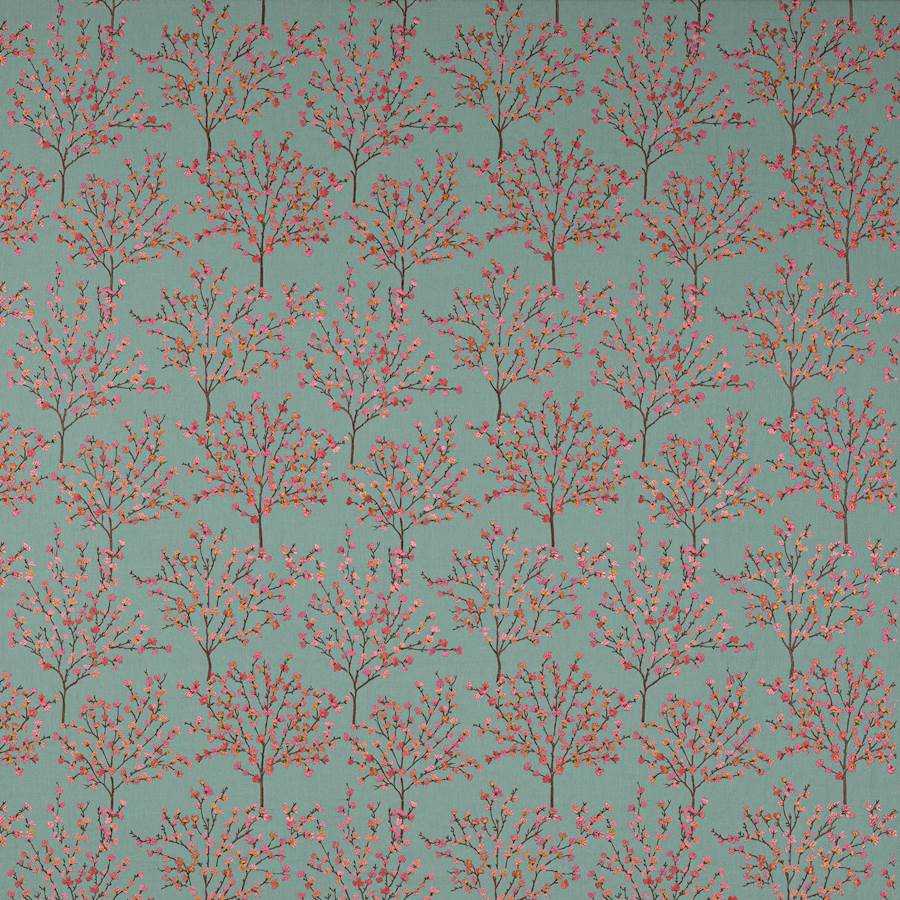 Blossom Tree Aqua/Pink — Jane Churchill tyg