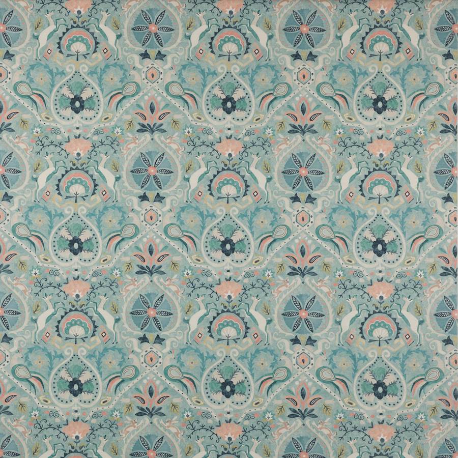 Roxton Teal — Jane Churchill tyg