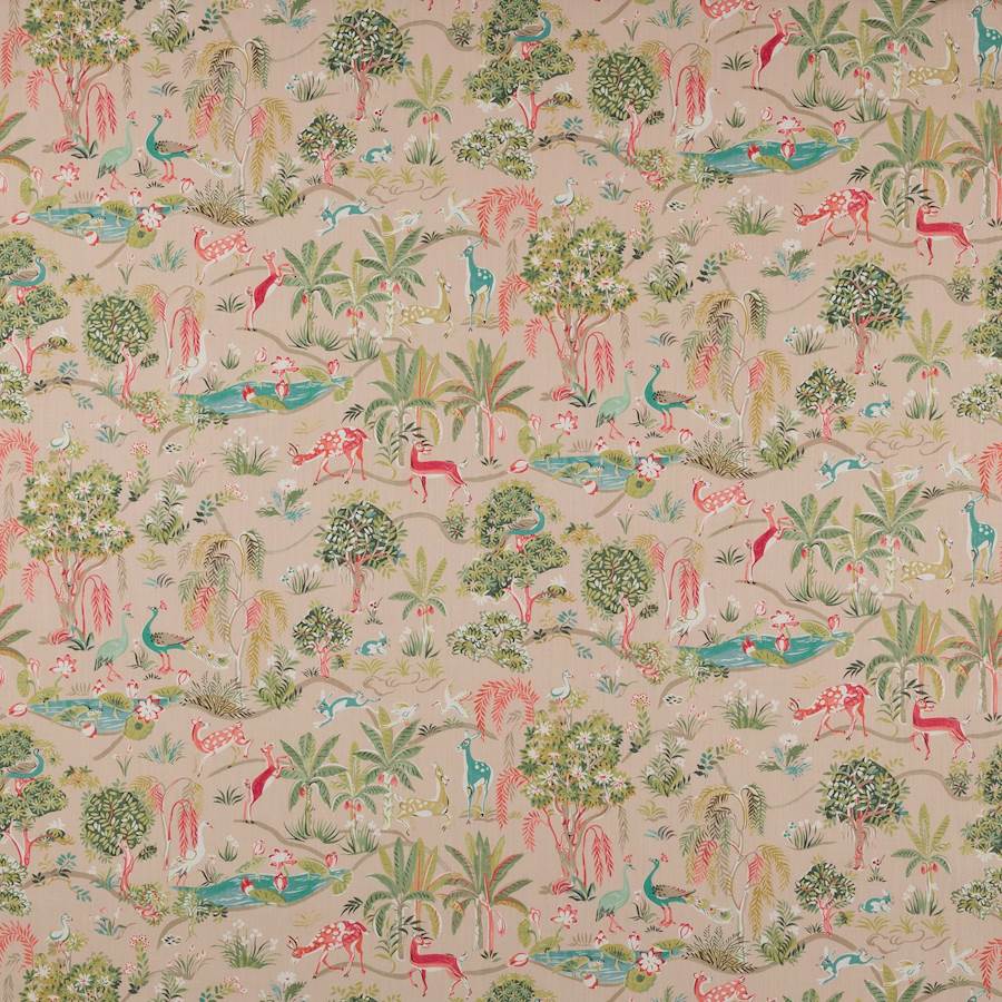 Wildwood Pink — Jane Churchill tyg