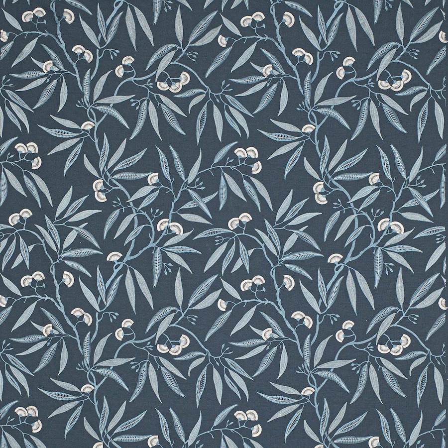 Silverwood Navy — Jane Churchill tyg