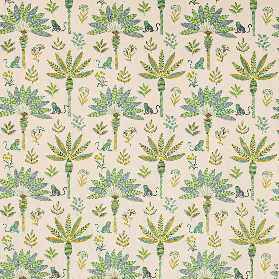Zanzibar Green — Jane Churchill tyg