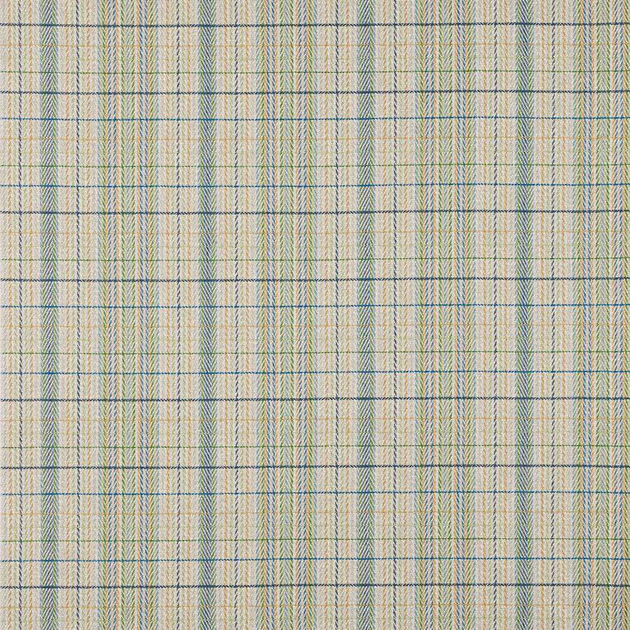 Oxana Check Navy/Green — Jane Churchill tyg
