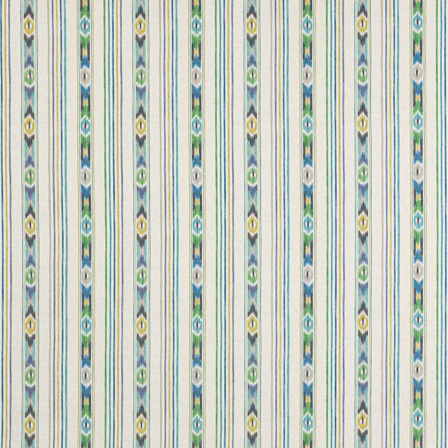 Sitari Stripe Blue/Green — Jane Churchill tyg