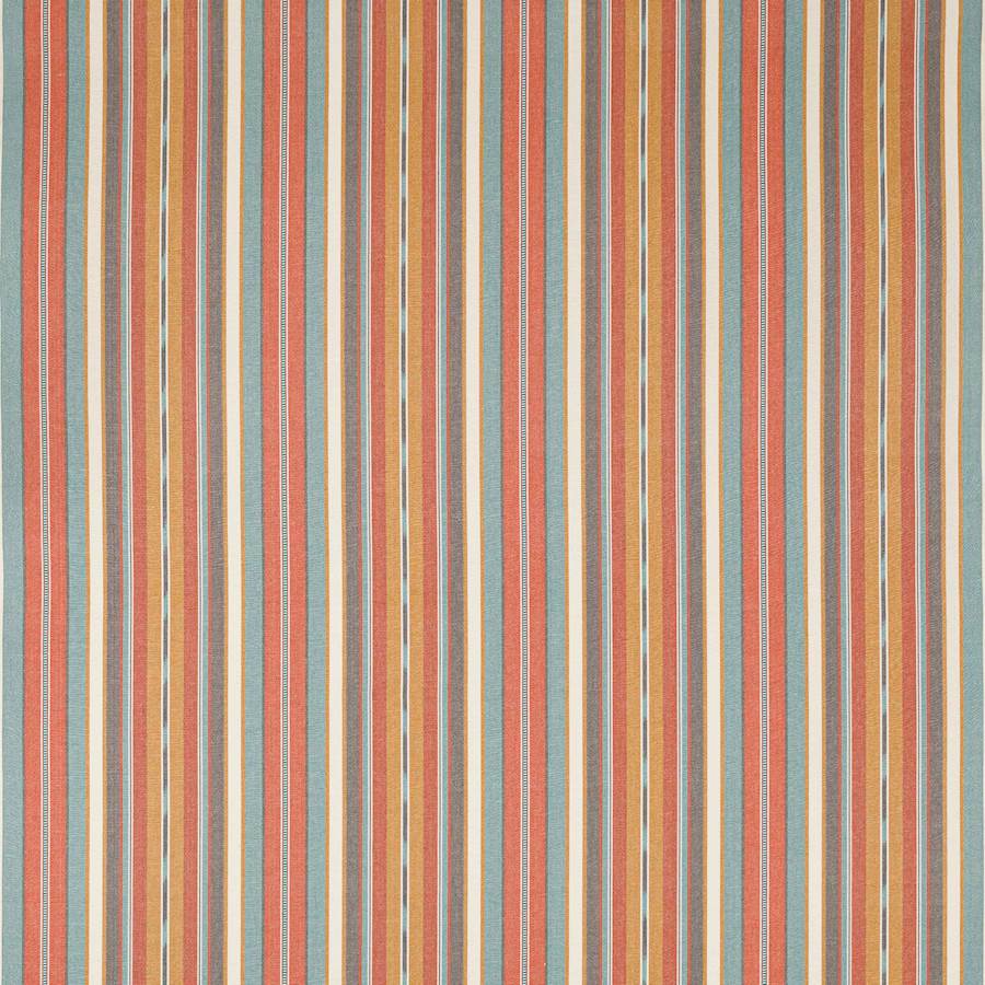 Harlie Stripe Tomato/Blue — Jane Churchill tyg