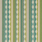 Ravi Stripe Teal/Green — Jane Churchill tyg