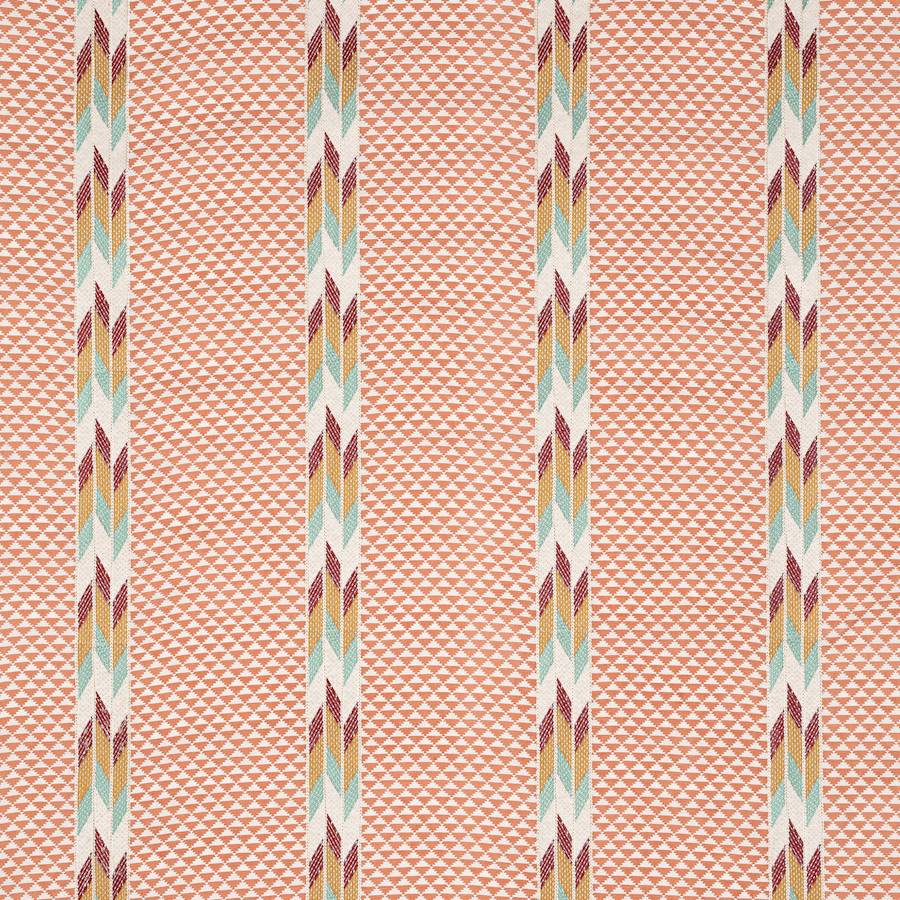 Bodhi Red/Multi — Jane Churchill tyg