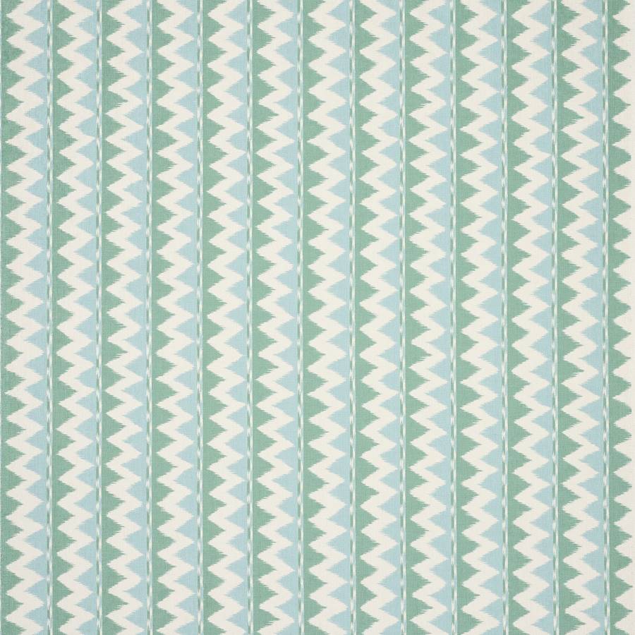 Zuri Aqua/Green — Jane Churchill tyg