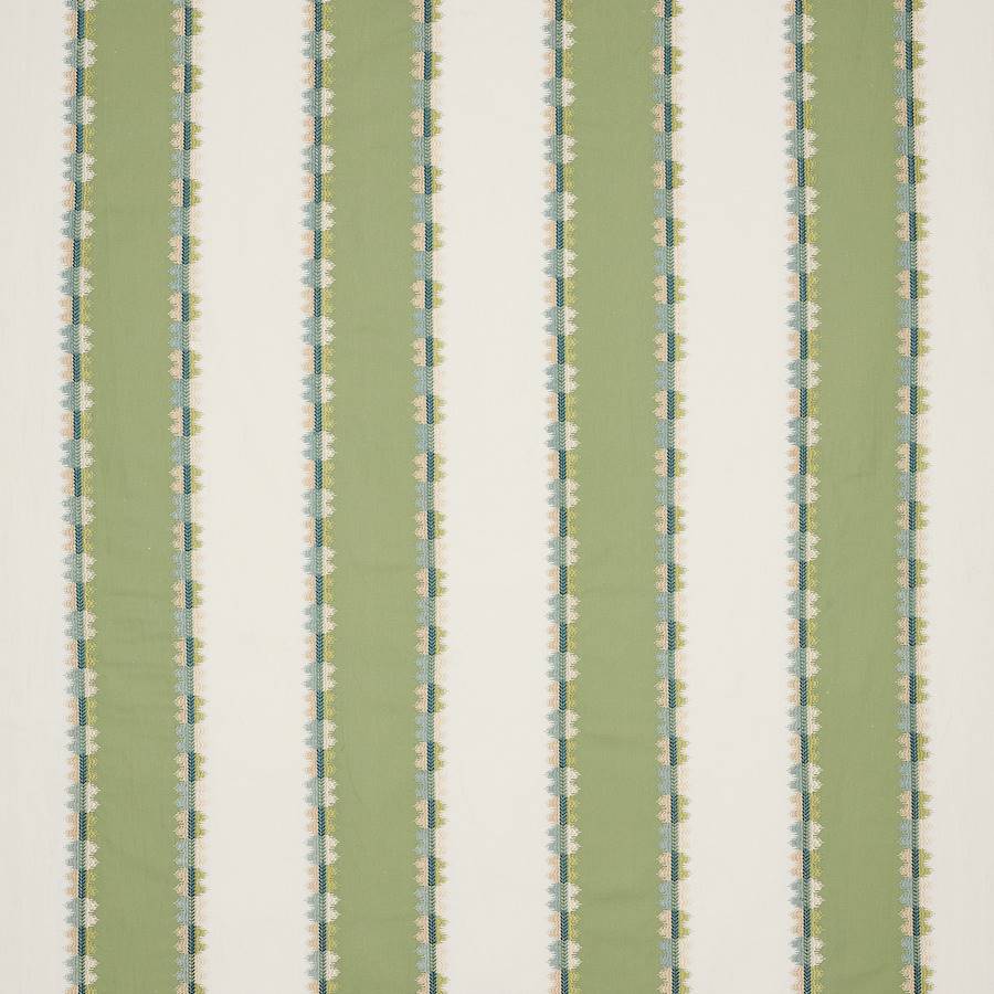 Toro Stripe Green — Jane Churchill tyg