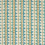 Kiko Teal/Blue — Jane Churchill tyg