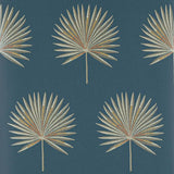 Fortunei Navy/Silver — Jane Churchill tapet