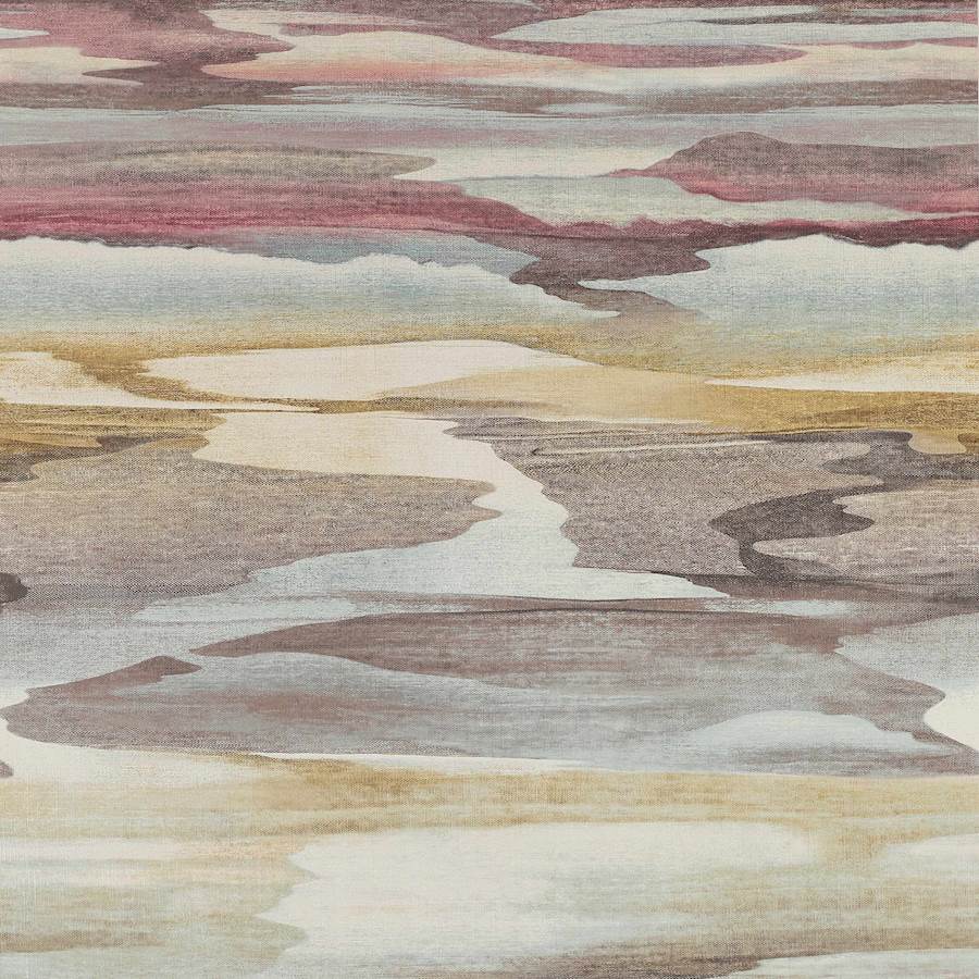 Cloudscape Purple/Gold — Jane Churchill tapet