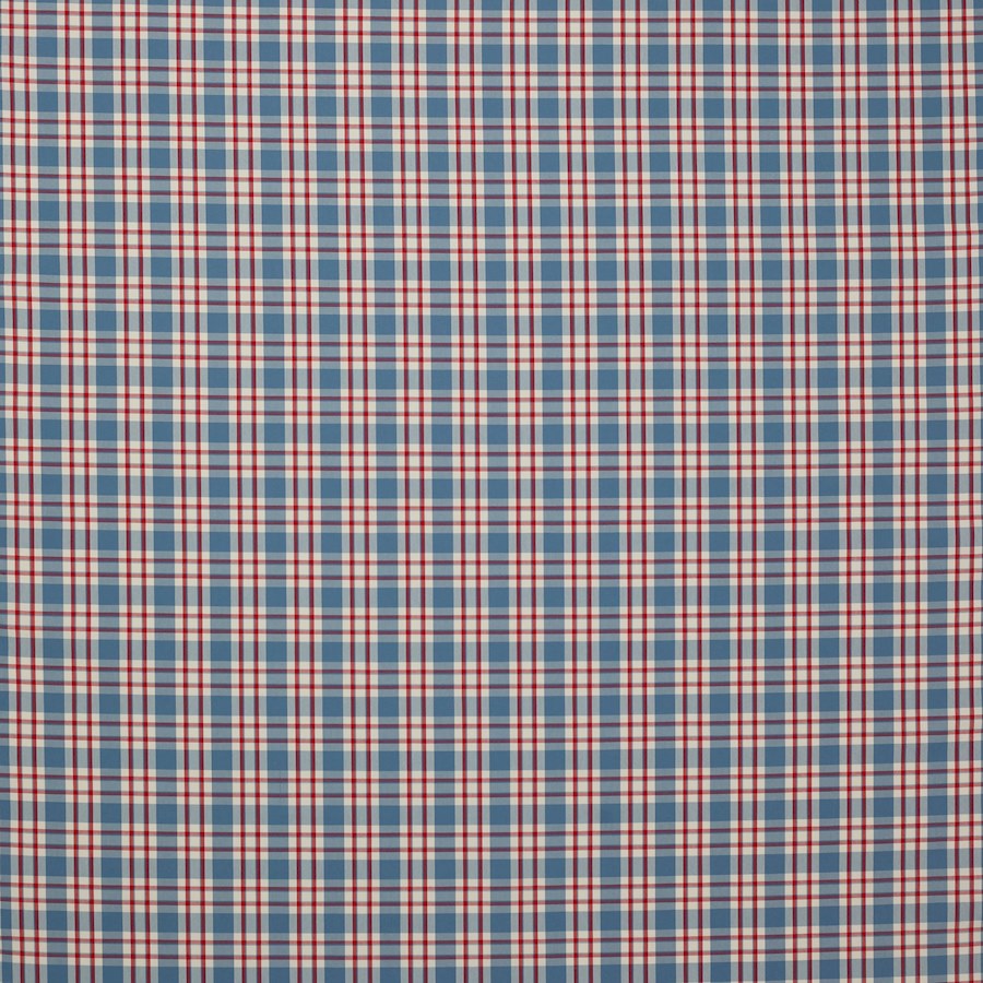 Talla Check Blue/Red — Jane Churchill tyg