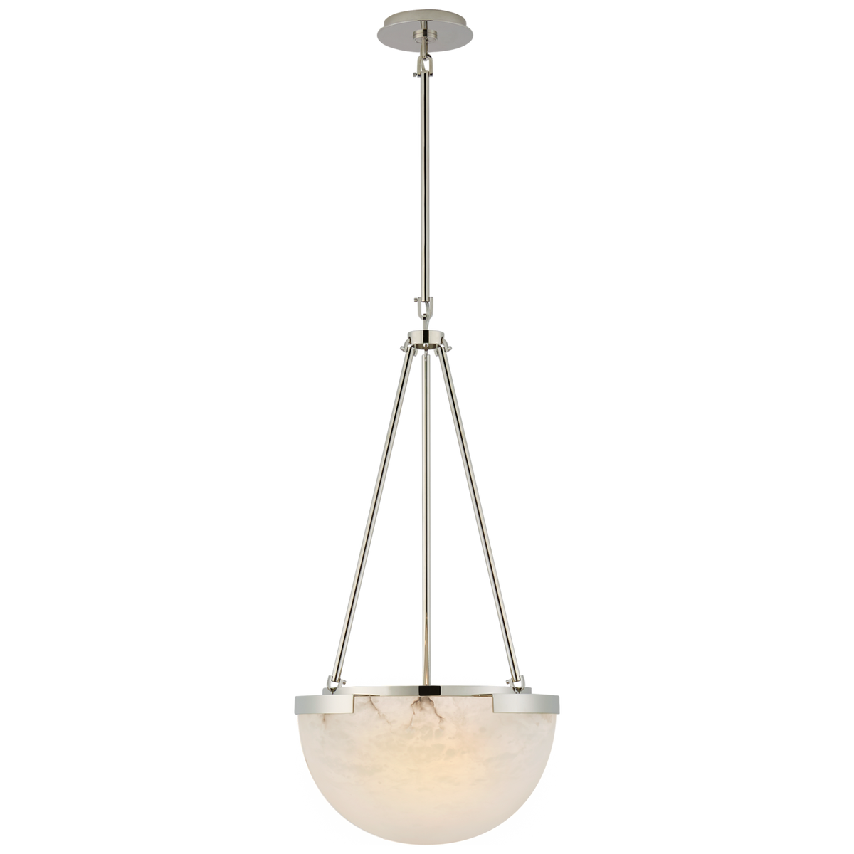 Melange Takpendel – Polished Nickel With Alabaster