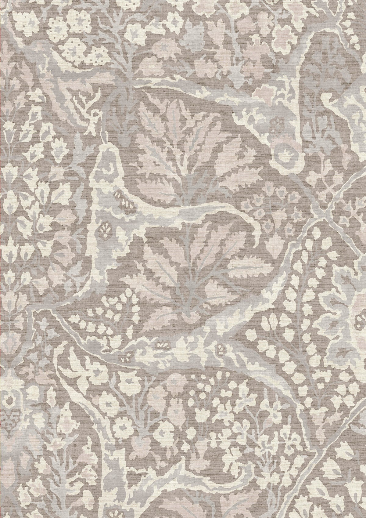 Alhambra LG 100 Sugar Almond – närbild — Lewis & Wood tyg