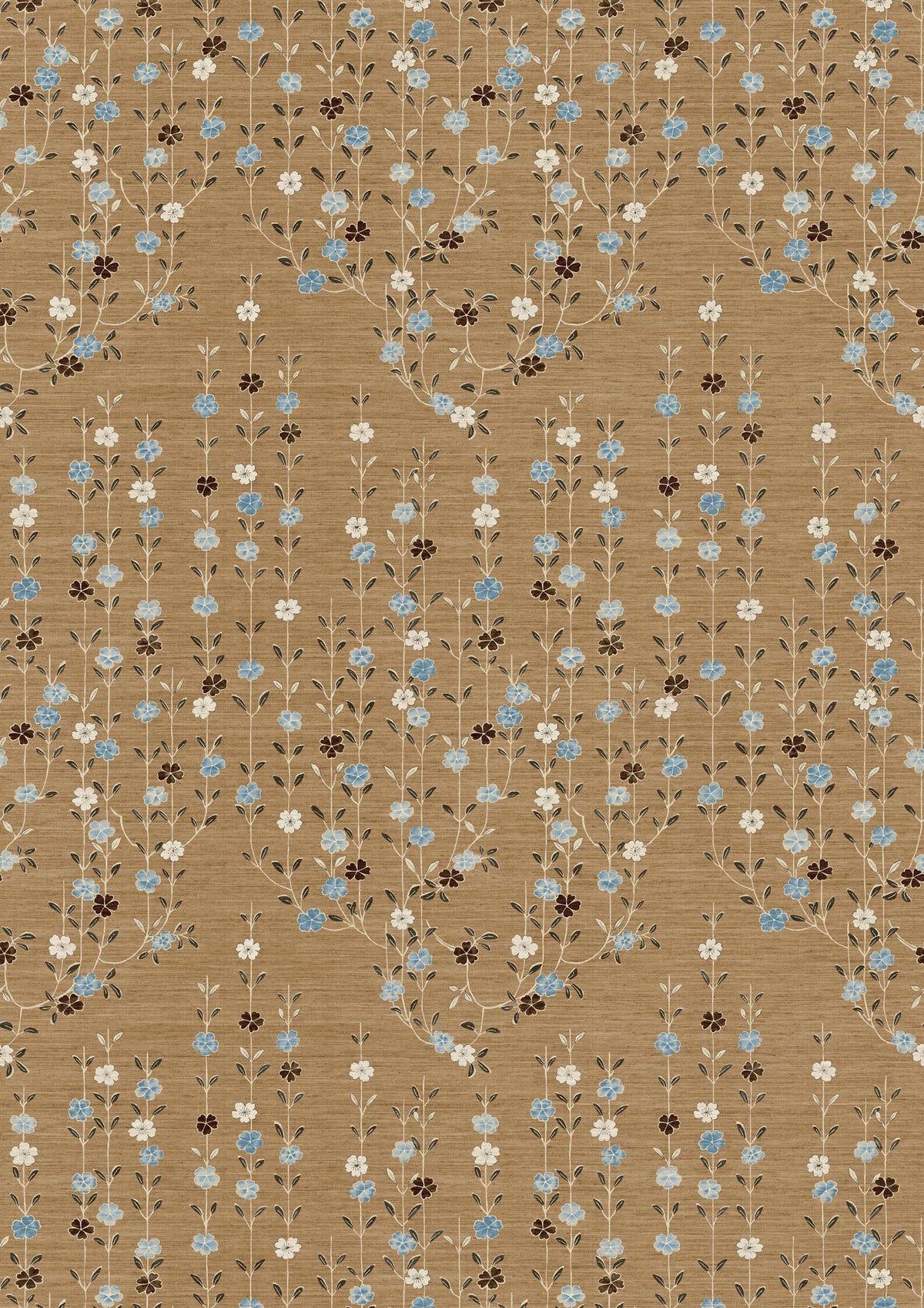 Blossom Blue Ginger – hel bredd — Lewis & Wood tapet