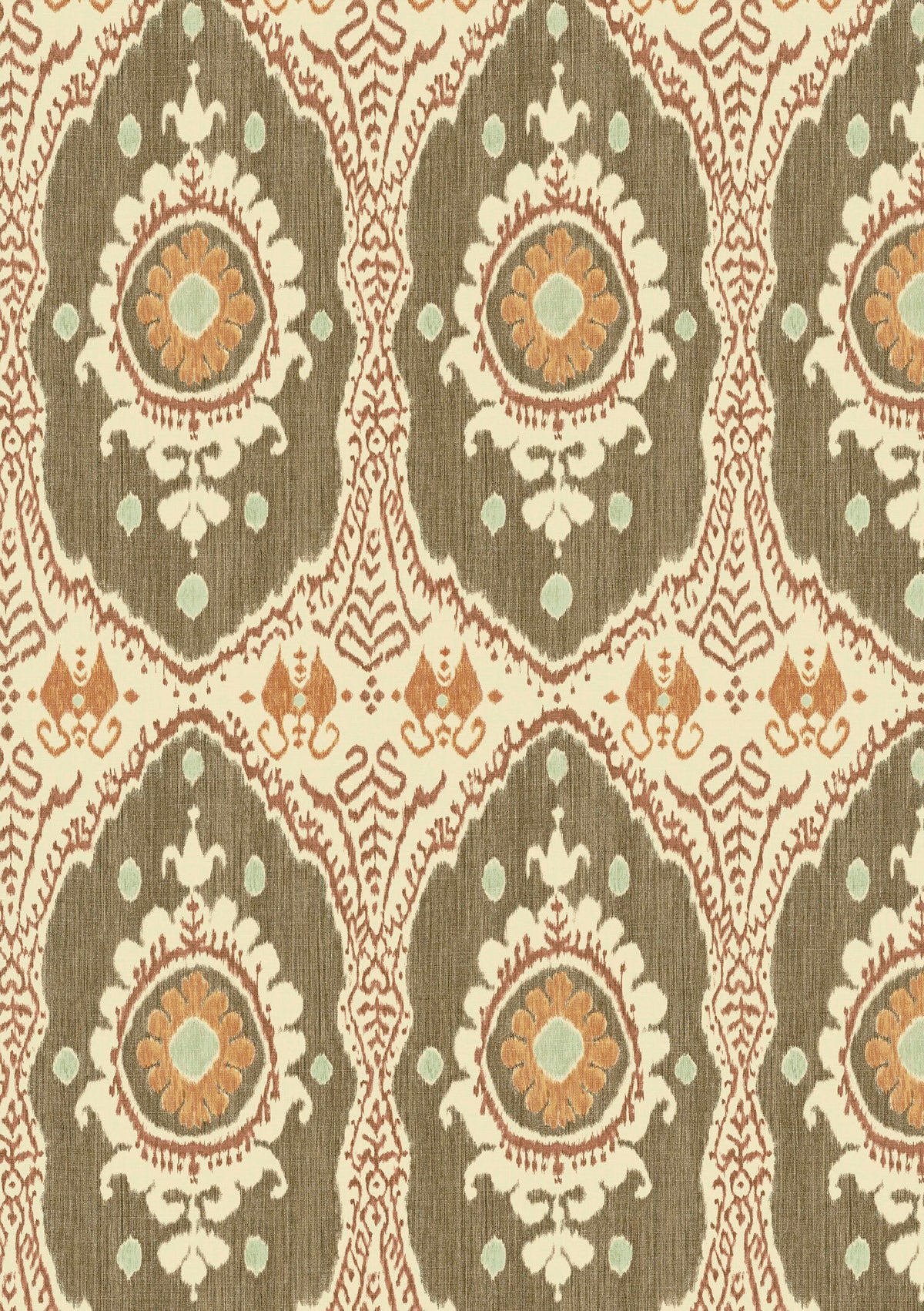 Bukhara Nutmeg – närbild — Lewis & Wood tyg