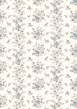 Fleurie Forget-Me-Not – hel bredd — Lewis & Wood tyg