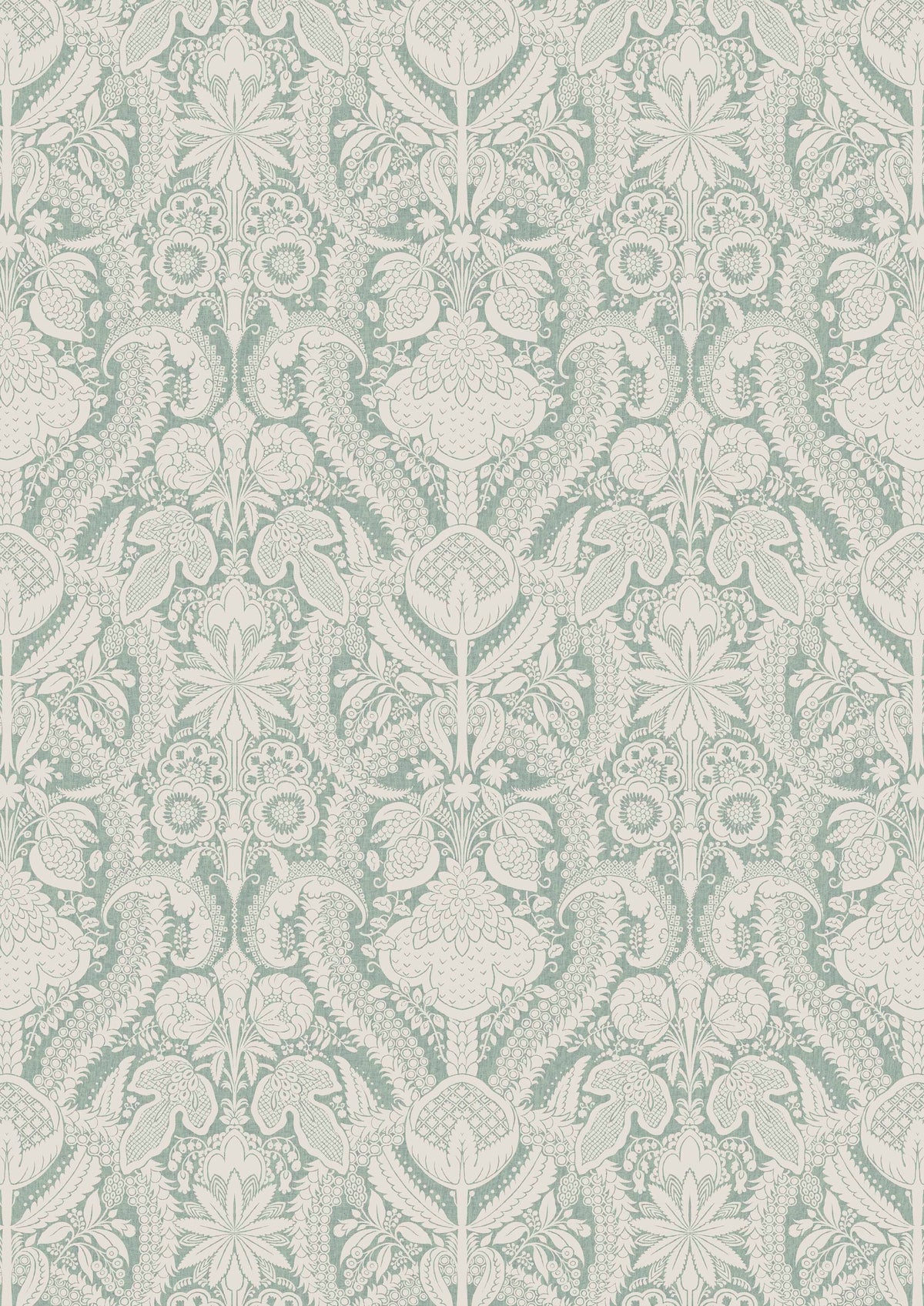 Hanbury Verdigris – hel bredd — Lewis & Wood tyg