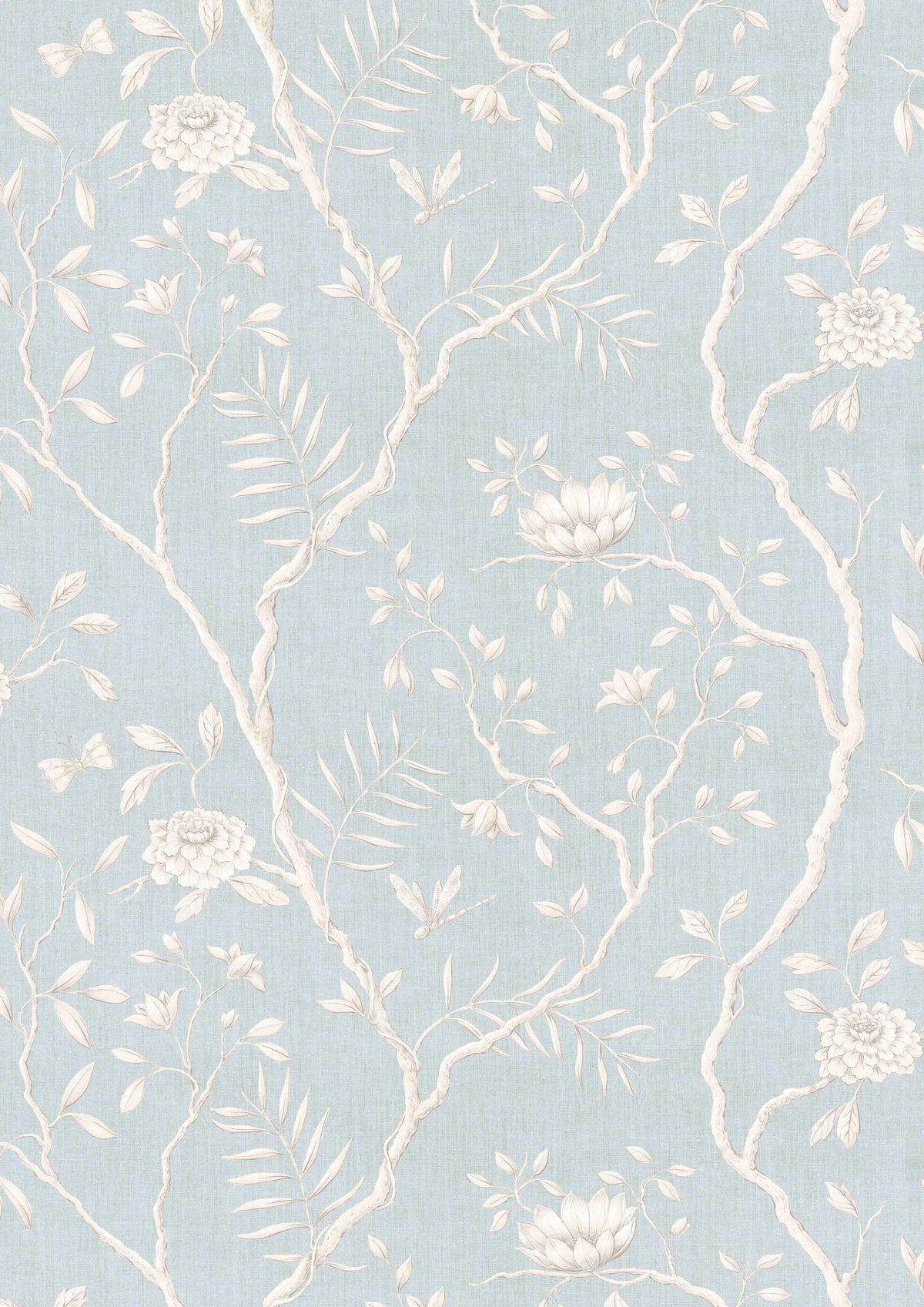 Jasper Peony Ciel – hel bredd — Lewis & Wood tapet