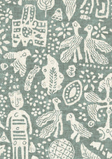 Minna Maze Sage — Lewis & Wood tapet