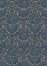 Nantes Overdye Indigo Salmon — Lewis & Wood tyg