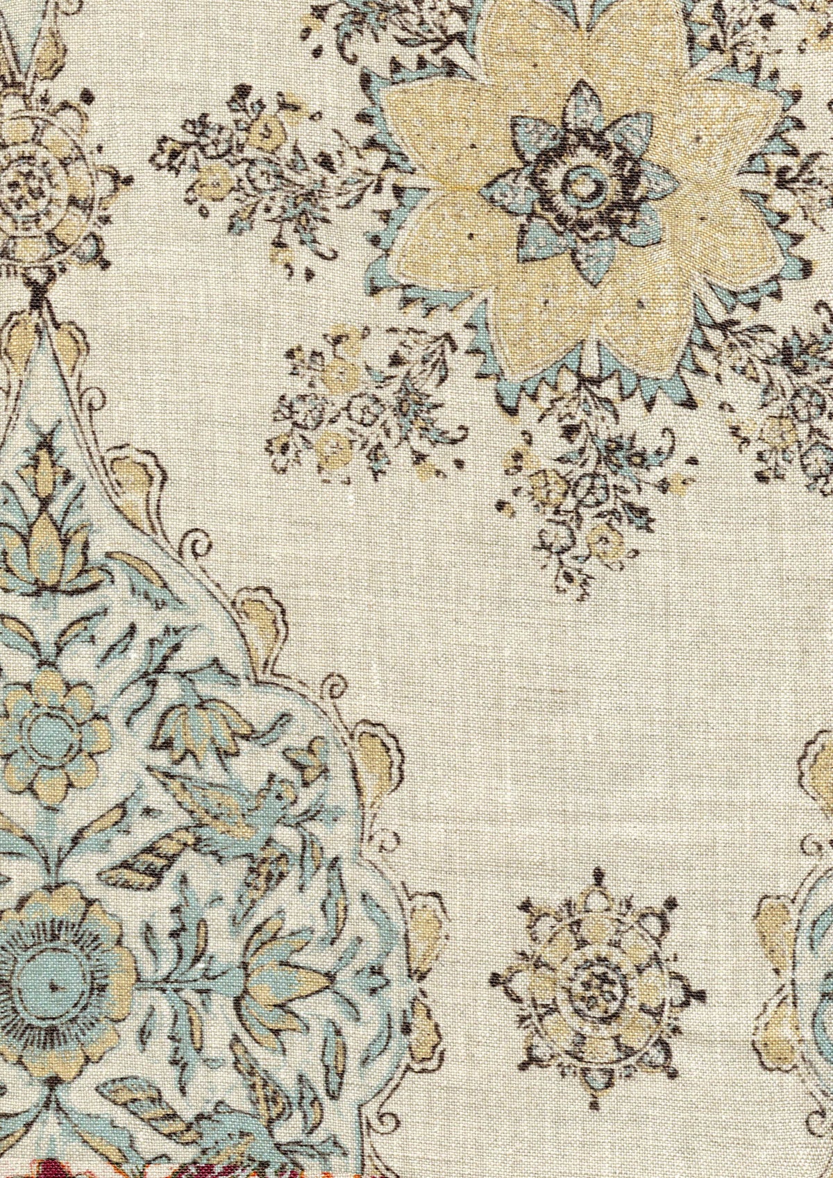 Pashmina Blue Almond — Lewis & Wood tyg
