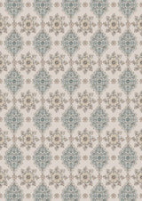 Pashmina Blue Almond – hel bredd — Lewis & Wood tyg