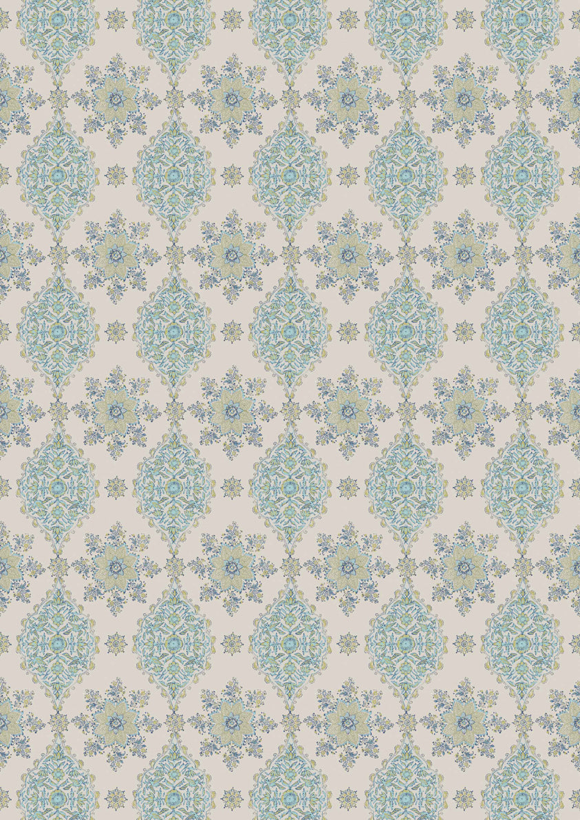Pashmina Lapis Lime – hel bredd — Lewis & Wood tyg