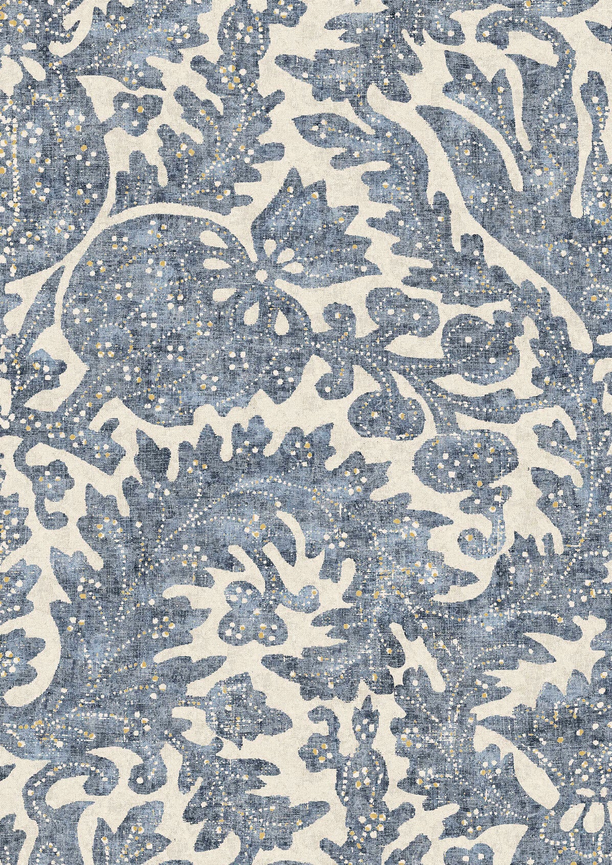 Pomegranate Moonstone – närbild — Lewis & Wood tyg