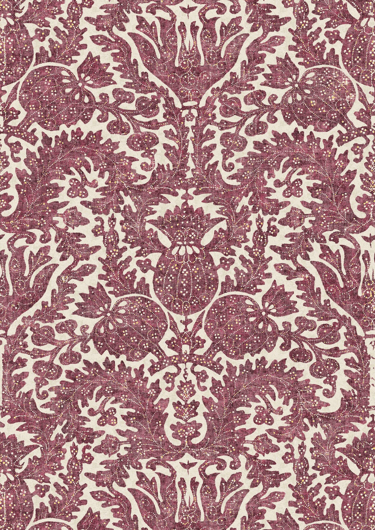 Pomegranate Raspberry – hel bredd — Lewis & Wood tapet